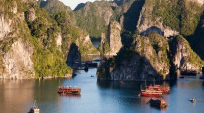 halong bay in summer
