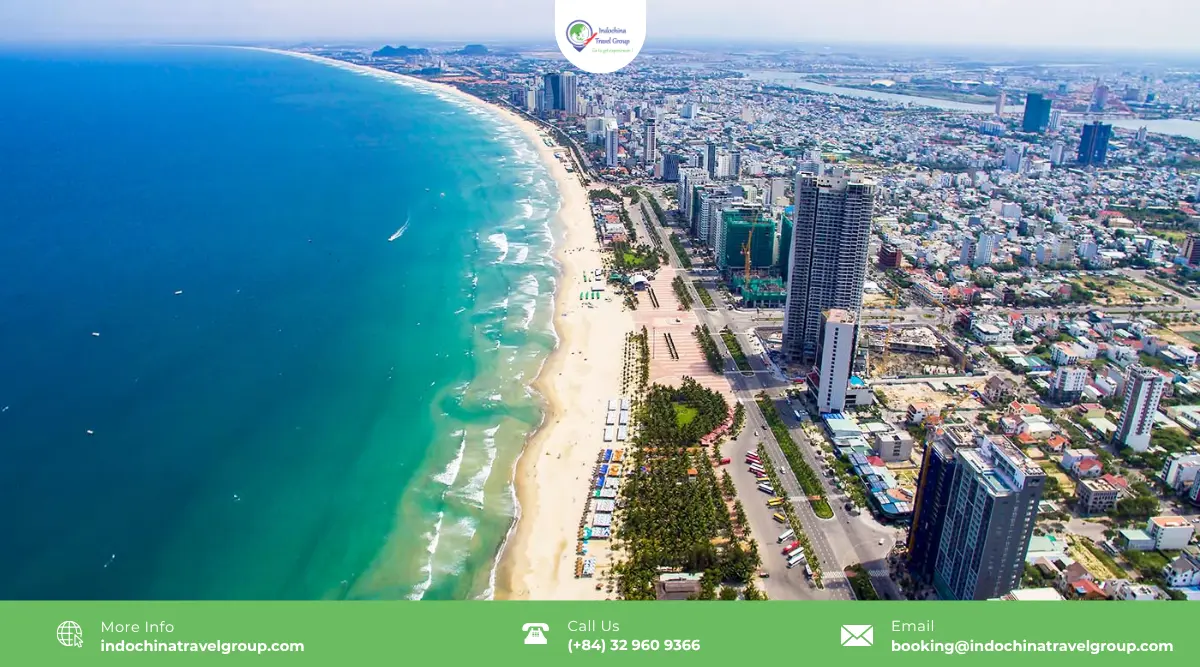 my khe beach from above