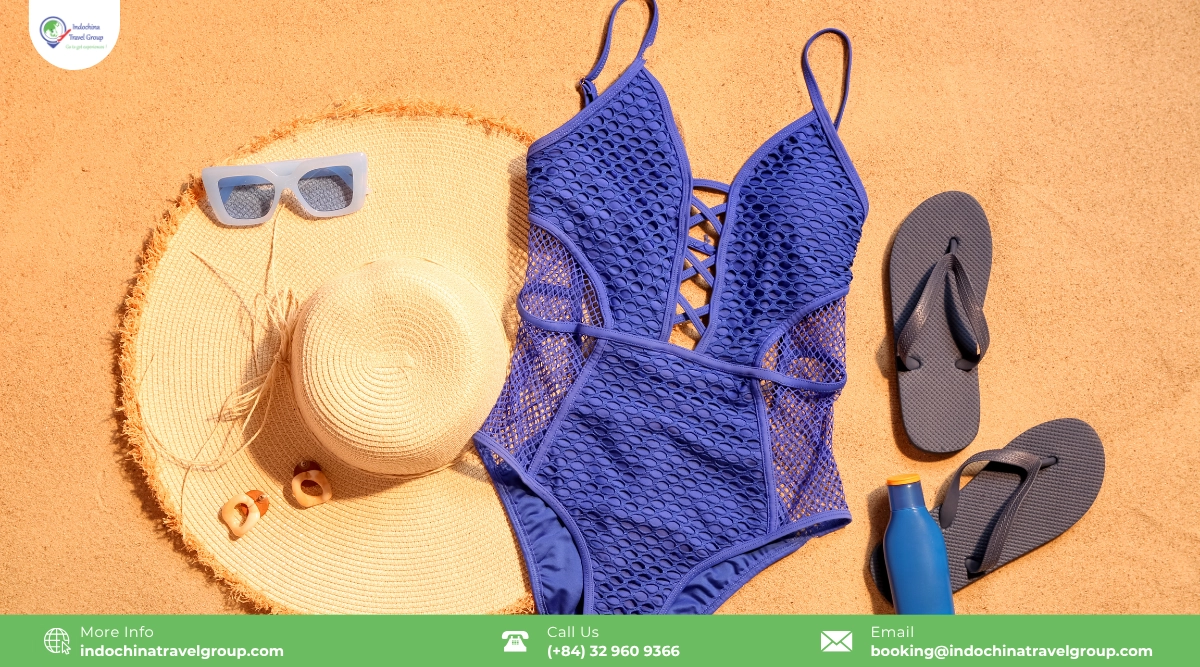 pack swimsuit for beach vacation in vietnam