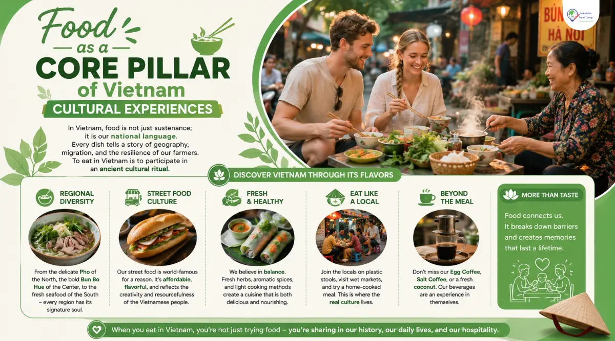 food as a core pillar of vietnam for australian travelers