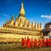 golden That Luang Stupa