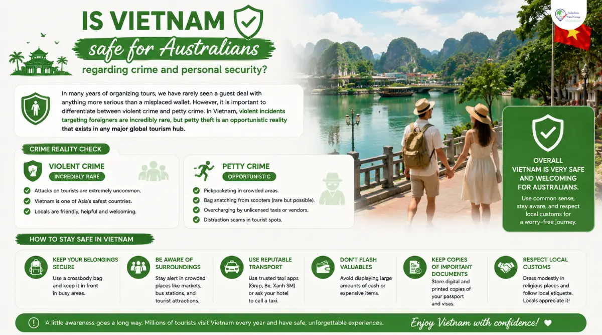 is vietnam safe for australians personal security