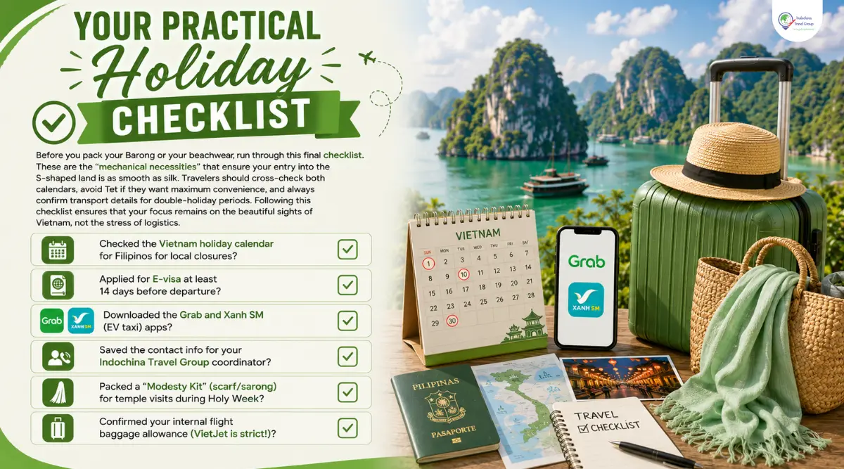your pratical holiday checklist for vietnam trip for filipino travellers