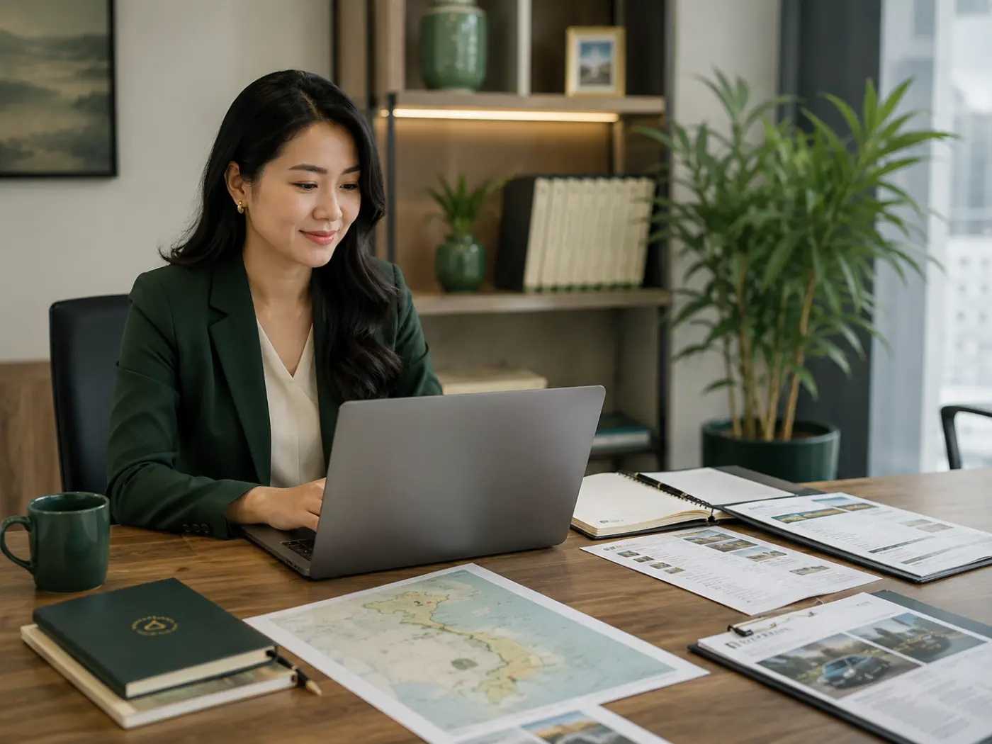 Vietnam DMC account manager preparing a proposal for a UAE travel agency
