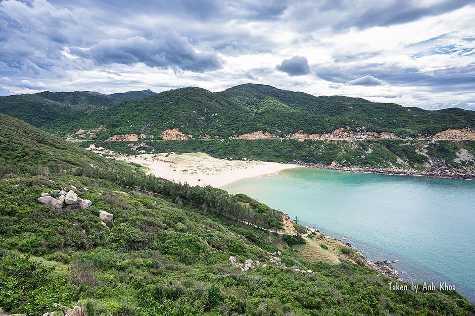 Bai Mon beach on the southern Phu Yen coast