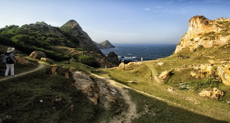 Eo Gio coastal cliffs near Nhon Ly, Quy Nhon